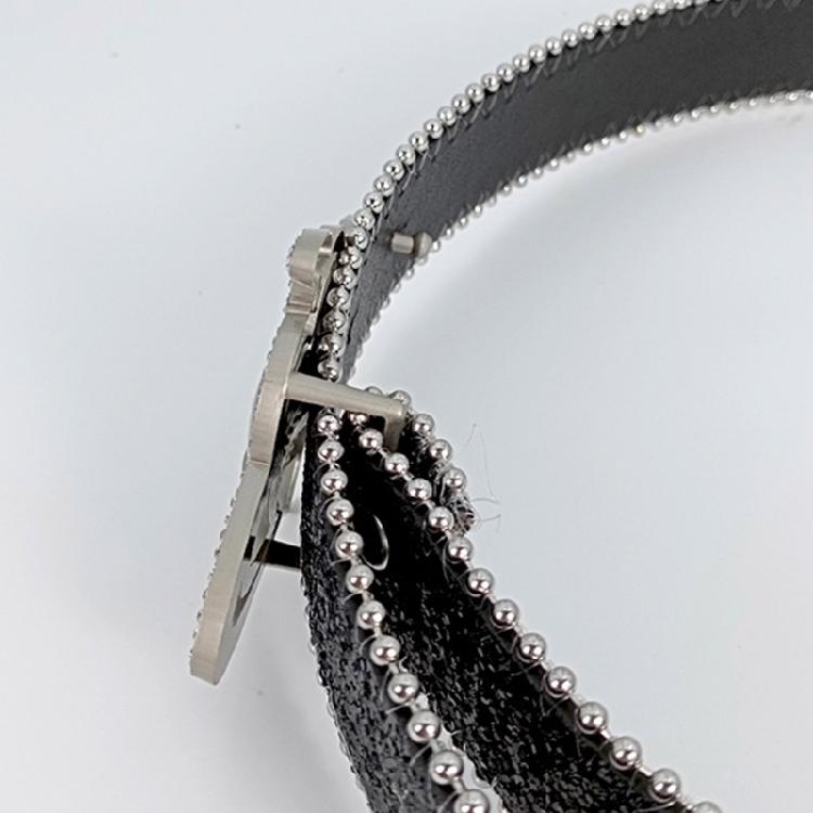 Heart Buckle Waist Belt for Women Blingbling Sequined Belt All Matching Western Belt Shimmering Belt for Jeans Pants