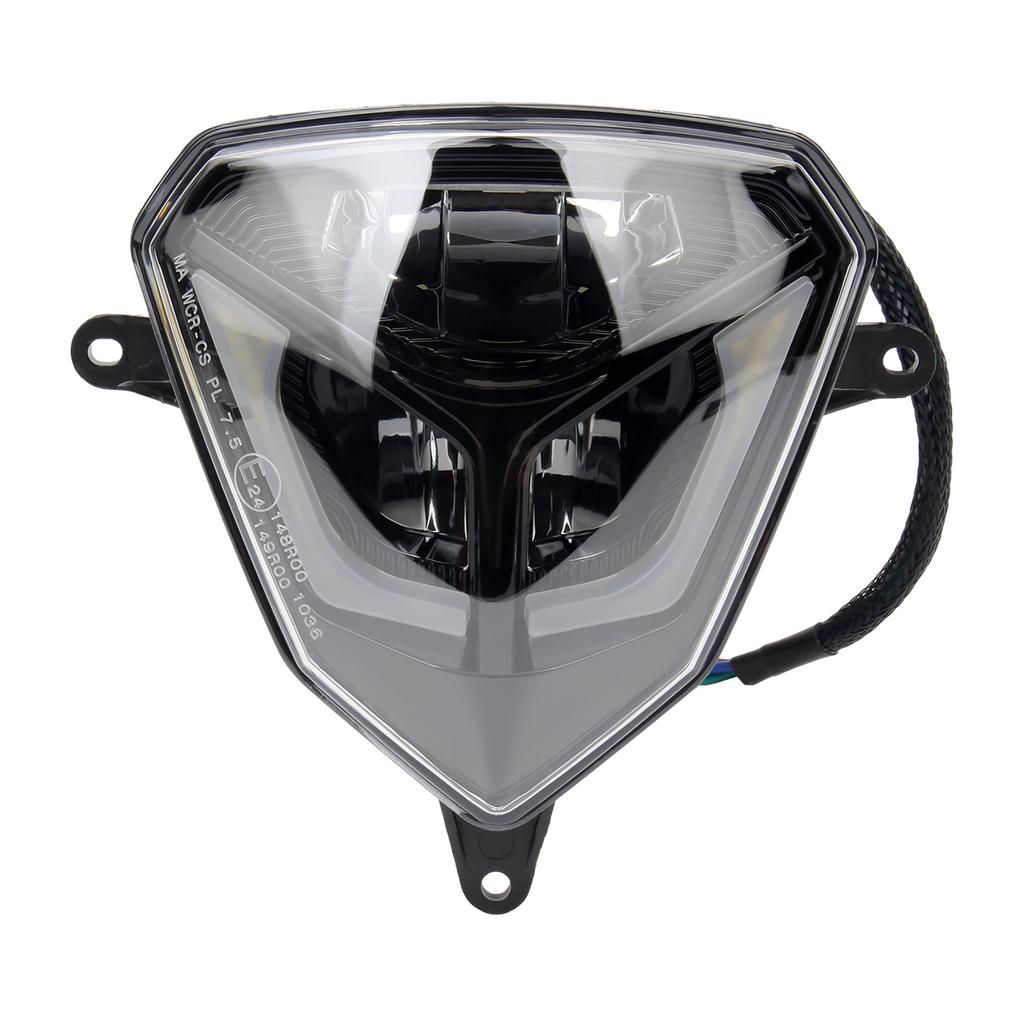 Motorcycle LED Headlight Dirt Bike Head Lamp for Beta RR 125 200 250 300 350 390 430 480 Xtrainer 2020-2025 E24 Approved Enduro