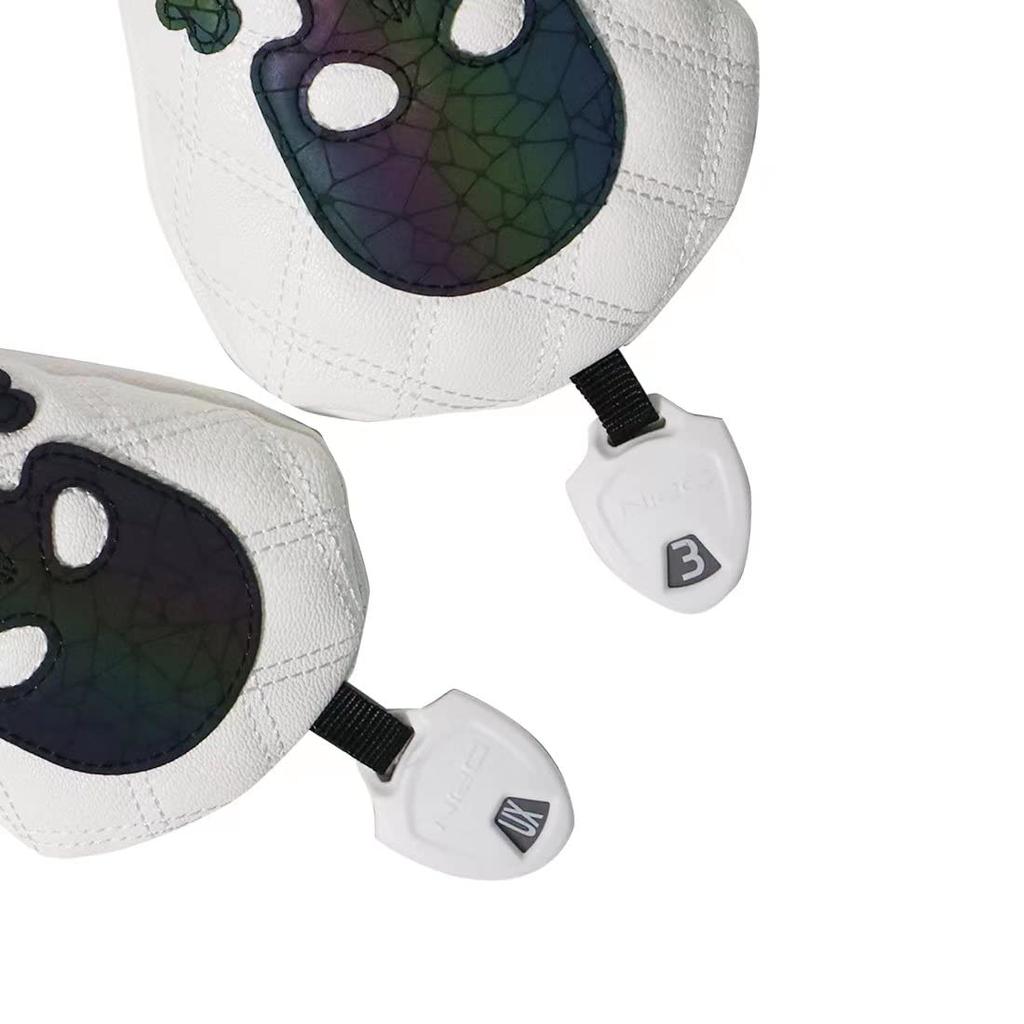 Golfschlägerhaube Driver 440cc 460cc Haube Holzhaube Utility UT Haubenset Einzelstück Laser Skull Wasserdicht Spezifikationsset x 1 FW x 4-teilig