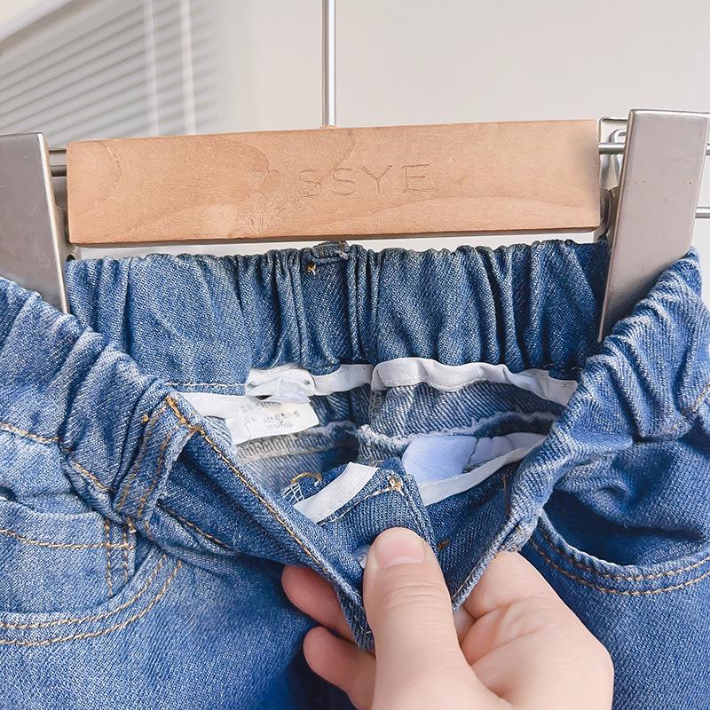 Girls' Retro Korean Style Straight-Leg Jeans - Spring Fashion EA011