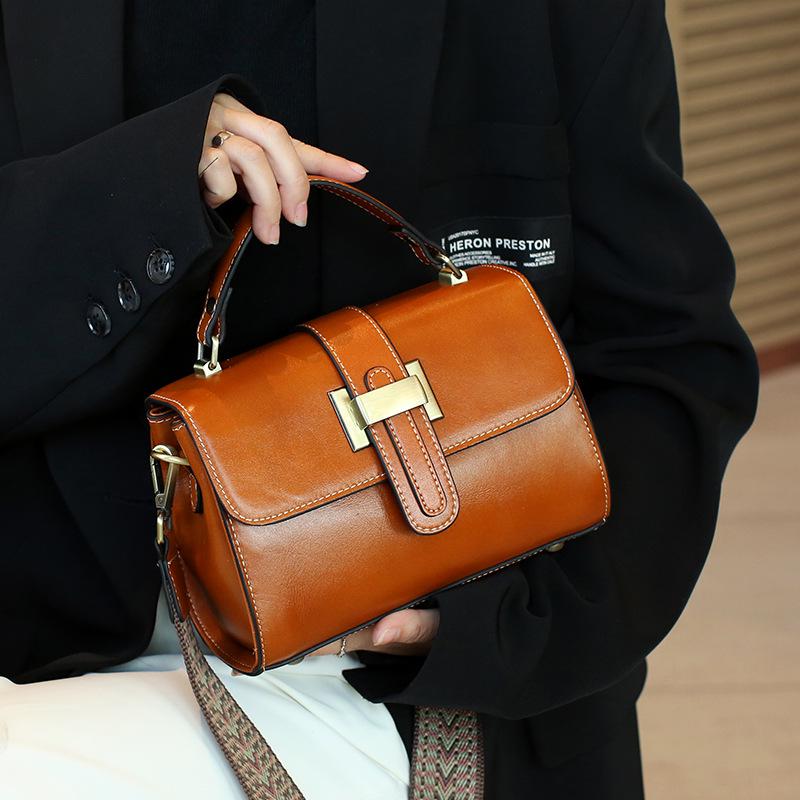 Borsa a Mano Quadrata Mini Retrò Coreana da Donna - 2026 Alla Moda, Borsa a Spalla Versatile