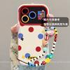 Cartoon Dog Art Design Phone Case for iPhone 17 Pro Max, Cute Unique Protective Cover, Drop Proof for 15/16 Plus