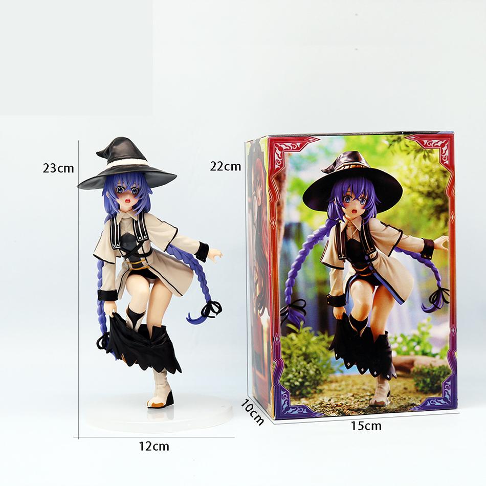 20cm/25cm The Magician Roxy Migurdia Action Figure Mushoku Tensei Jobless Reincarnation Anime PVC flower Articulated Poseable Detailed Movable Scale