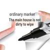 Chen Light Marker Pen Y2204: Oil-Based, Big Tip, Waterproof, Quick-Drying for Drawing, Outlining, and Signatures.