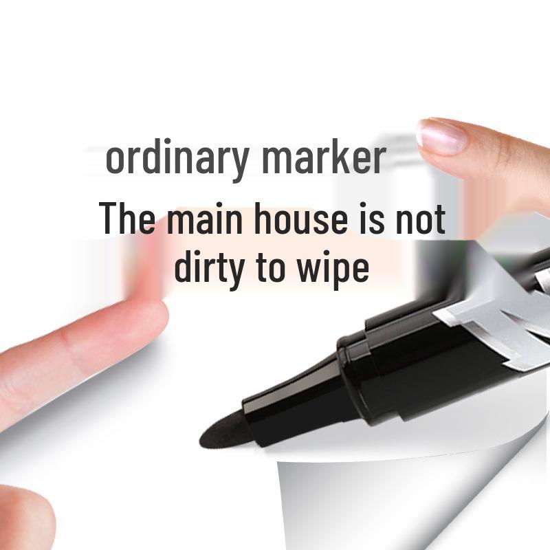 Chen Light Marker Pen Y2204: Oil-Based, Big Tip, Waterproof, Quick-Drying for Drawing, Outlining, and Signatures.