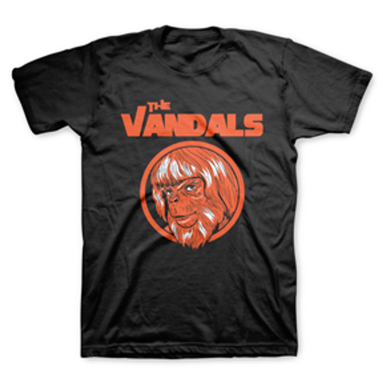 НОВАЯ Черная хлопковая футболка с коротким рукавом группы The Vandals, все размеры S