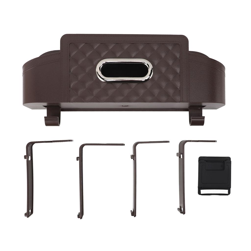 Auto Rücksitz Organizer Kunststoff Multifunktionale Aufbewahrungsbox Kopfstütze Taschentuchbox Abdeckung mit Becher