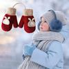 Thickened Rabbit Baby Toddler Children Warm Mittens Knitted Gloves Cartoon Gloves Baby Mittens