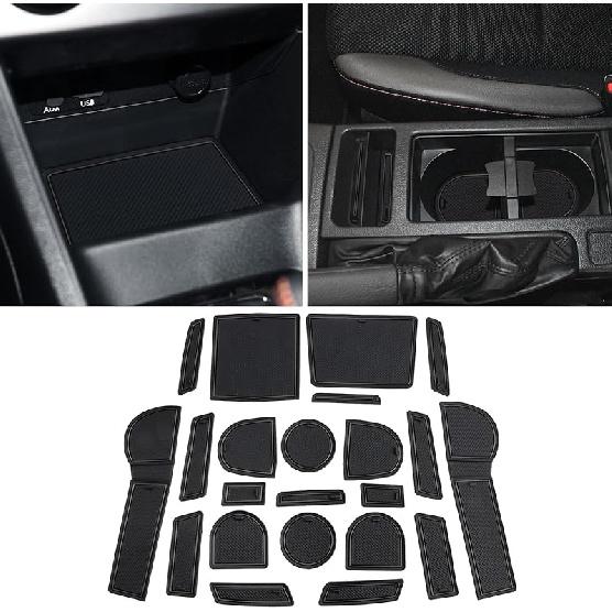 Auovo Cup Holder Ert Liners Compatible With Subaru Crosstrek 2013-2017 And Subaru Impreza 2012-2016 Accessories  Door Center Console Interior Mats
