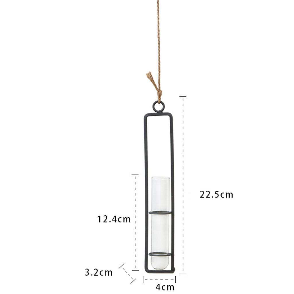 

Скандинавское украшение дома, настенная ваза для цветов, вазы для пробирок с цветами, прозрачный стеклянный контейнер, настенный подвесной воздушный завод, ваза-бутылка с цветами S