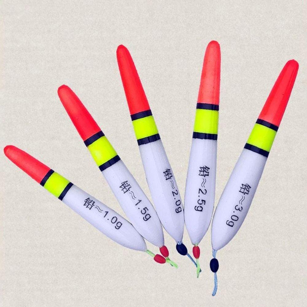 

4pcs Foam materials Streams Floaters Workmanship Fishing Tackle Ice Fishing Accessory Eat Lead-3.0g
