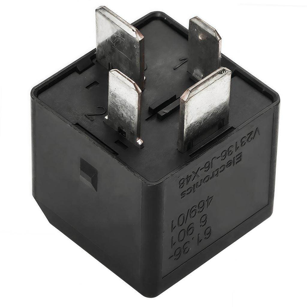 V23136-J6-X48 12VCC 4 Pines Relé de Potencia Automotriz Aplicar a 61366901469 Módulo CAS E90 E92 E93