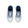 Li Ning 001 BTC Prm Synthetic Leather Abrasion Resistant Breathable Low top Skateboard Shoes Men's White Blue AGCT003-1