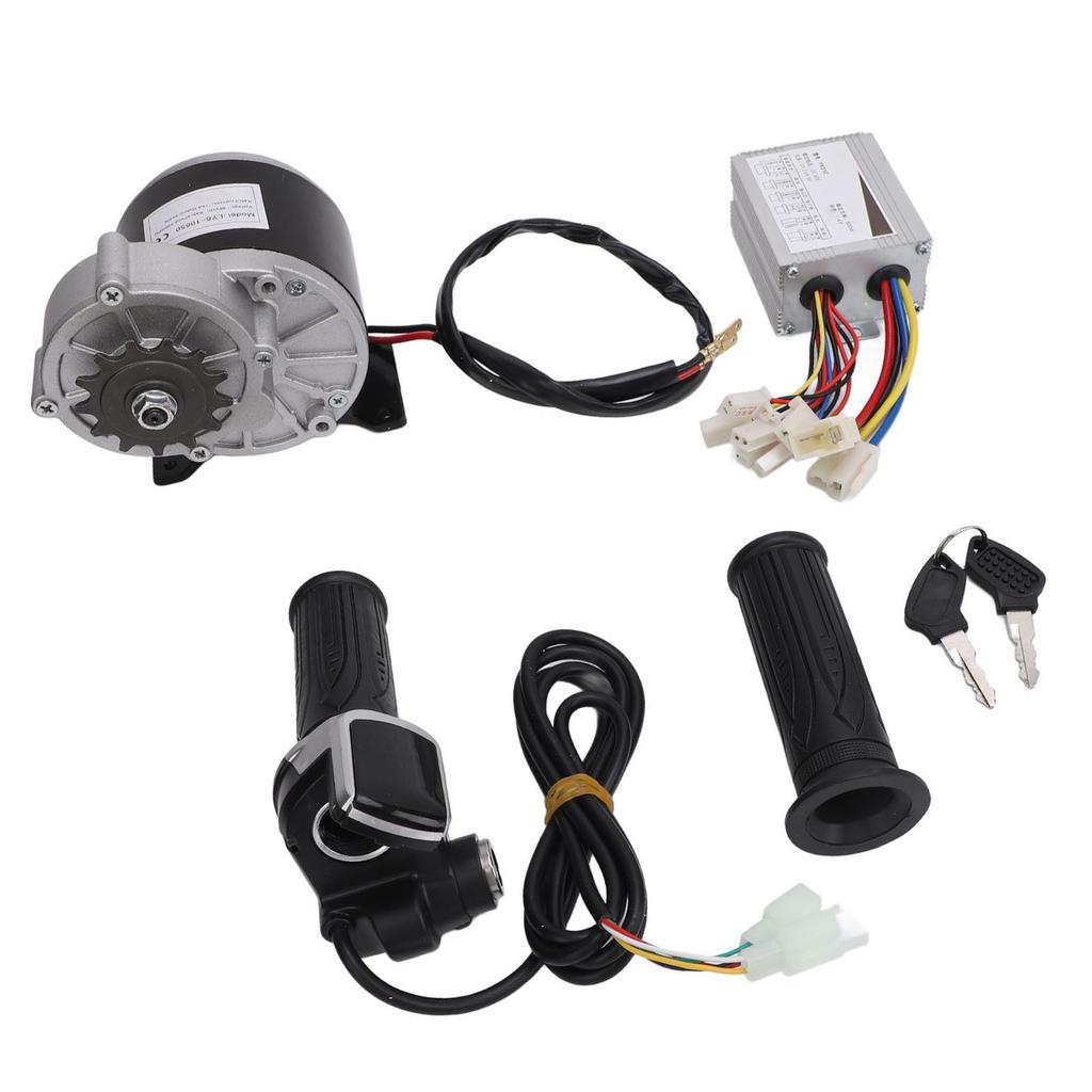 36V 500W 13T Untersetzungs Elektromotor 36V Elektrofahrrad Gasgriff Elektroroller Fahrrad Controller