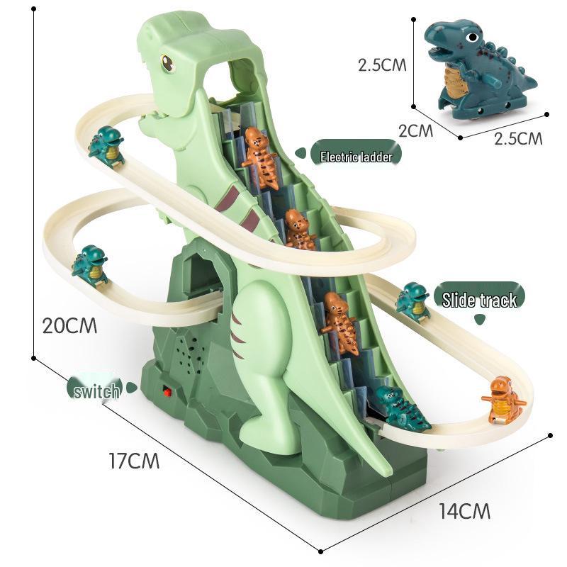 Authorized Milk Dragon Auto-Climb Single Rail Electric Adventure Track Toy