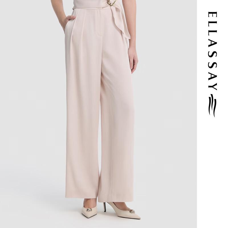 ELLASSAY Women s High-Waisted Straight Leg Casual Pants S