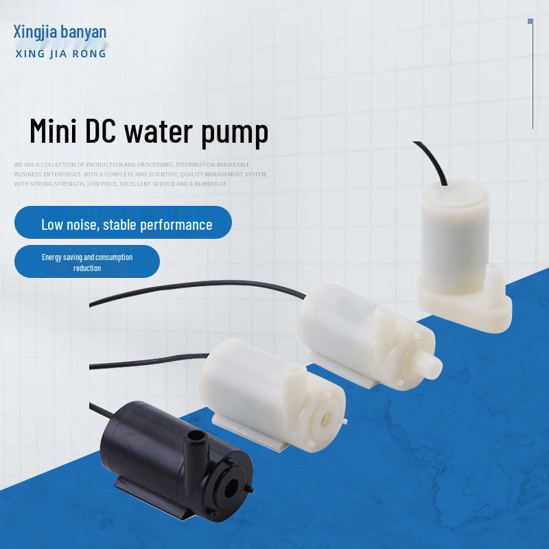 

5V Low Voltage Mini Submersible Water Pump for Fountains 6x8 Water Tube 1m