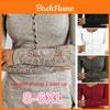 Women Casual Hollow Out Lace Long Sleeve Round Neck T-shirt In Soft Cotton
