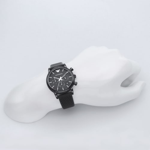 Emporio Armani LUIGI AR1737 Men's Watch, Black