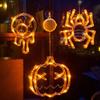 Halloween-Fenster-hängendes LED-Licht, Heimdekoration, Saugnapf, Heimdekoration, Lichter