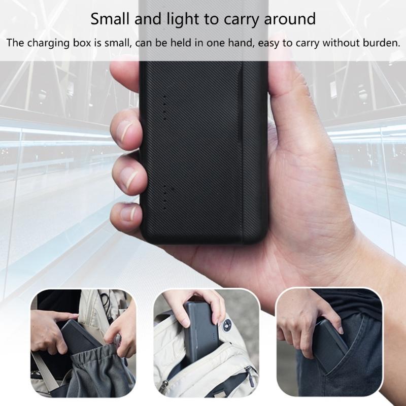 Fast Speed Charging Storage Box for Action4 Camera Batteries Holds 3 Slots with Power Indicator