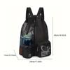 Swimming Mesh Beach Bags Mesh Design with Wet Bag Beach Backpacks for Swimmer Gymnasium Swimming