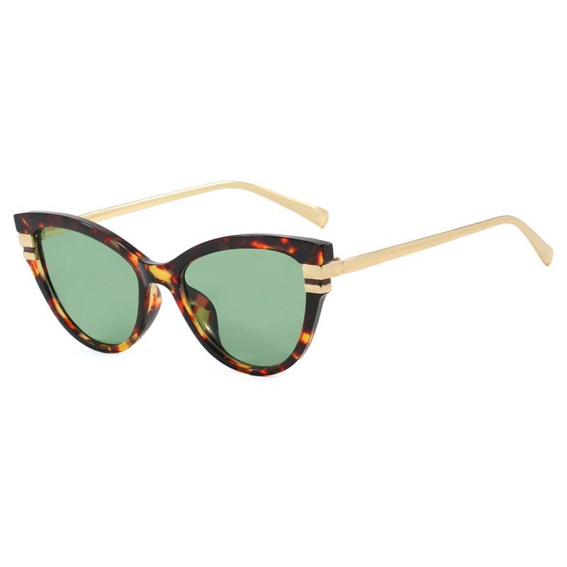 Ins New Luxury Cat Eye Gradient Women Sunglasses  Personality Color Matching Frame Design High Quality Men Uv400