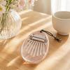 Mini 8-Key Kalimba Beginner Friendly Transparent Acrylic Thumb Piano for Travel