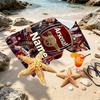 Custom Name Personalized Arsenal F.C Print Beach Towel, for Trip Camping Beach Party Home Decor, Birthday Gift for Family & Friends