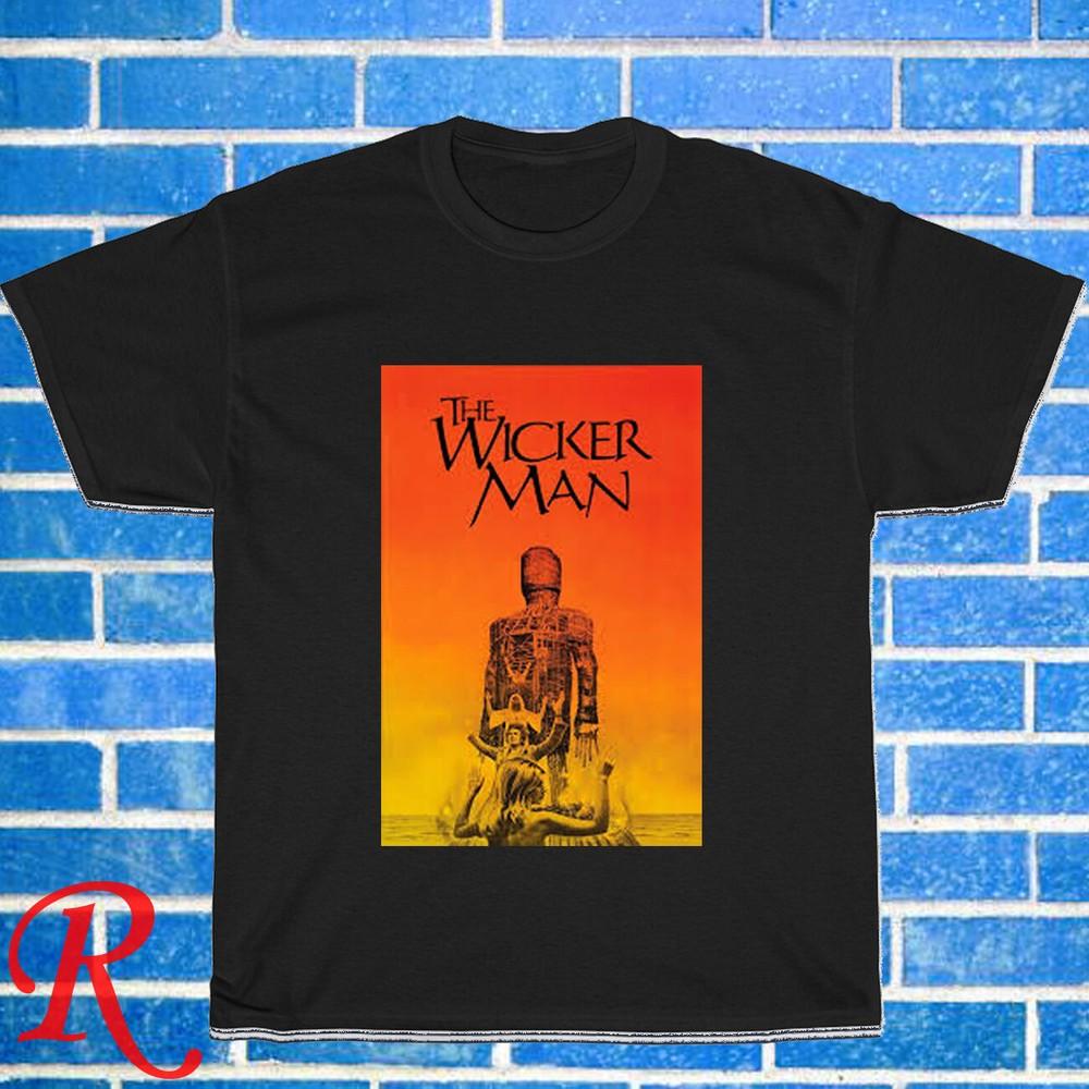 

New! The Wicker Man Movie Poster Black Grey Navy White Size S-5XL Unisex T-Shirt 3XL