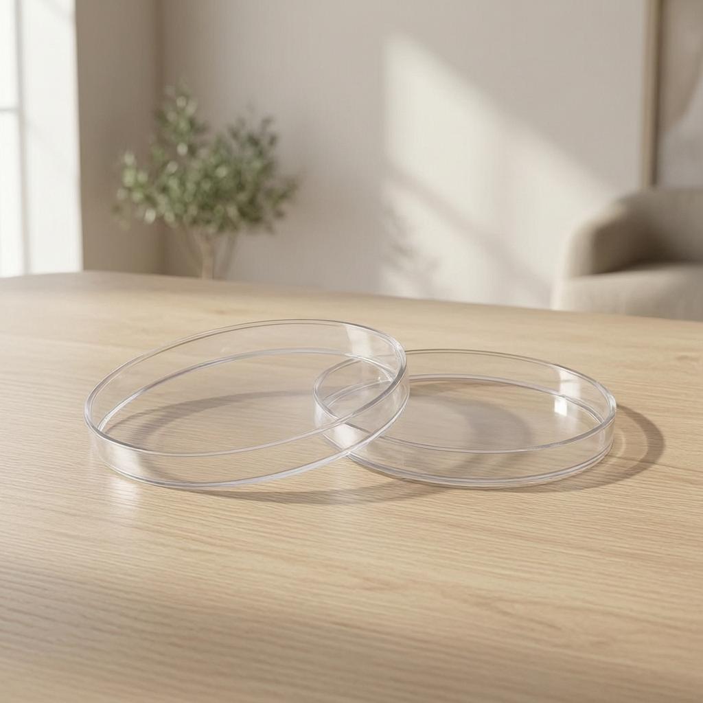 6xCoin Holder Case, PS Plastic Round Coin Collection Storage Box for Commemorative Coins, Silver