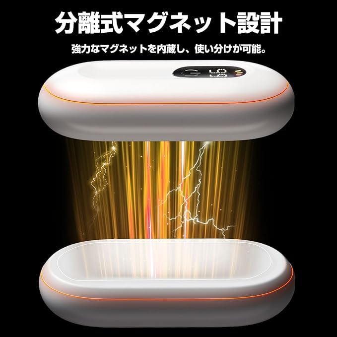 Yokepro Rechargeable Hand Warmer Essential Fast Hand Warmer with New Magnetic Separate Design Both Hands 3 Temperature LED Quick Charging Cold Weather