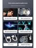 OWS Sports Wireless Earphones: Open-Ear Bluetooth Air Conduction with Secure Hook.