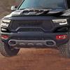 For Dodge Ram 1500 2019-2026 ABS Red Look Front Bumper Fog Light Lamp Cover Trim