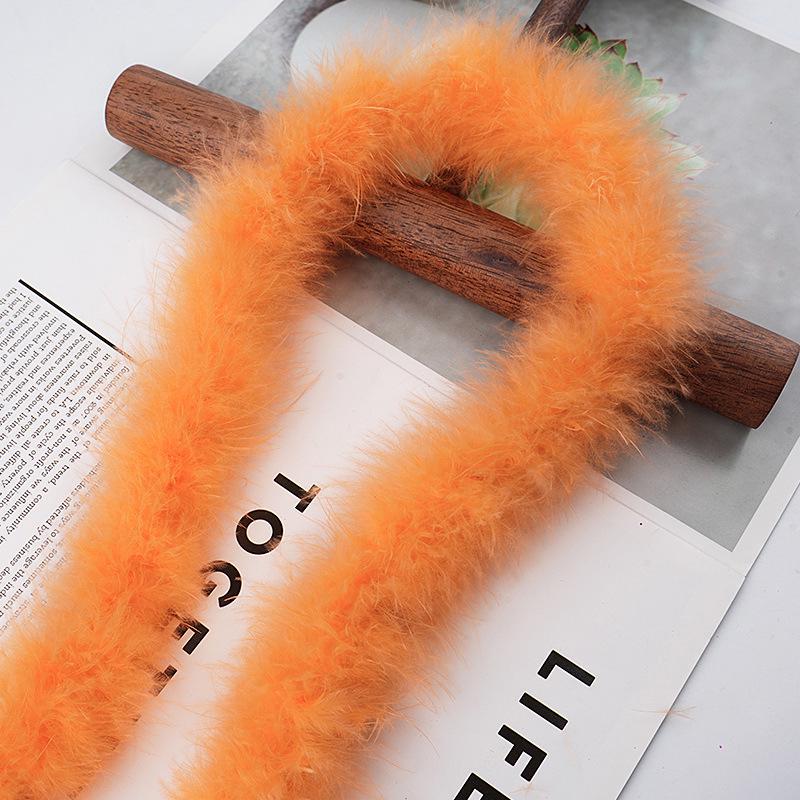 Colorful Turkey Feather Strips for DIY Crafts and Christmas Decorations
