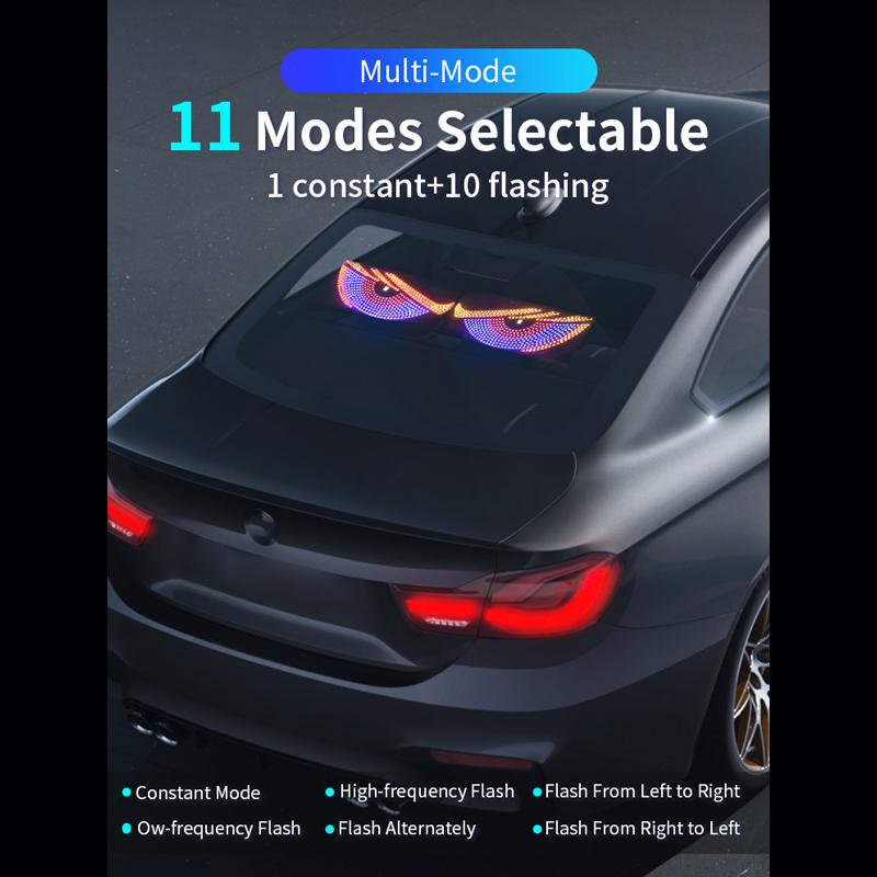 Lumină LED Interior Auto Panou LED Flexibil Lumini Ochi de Diavol Lampă Decorare Auto