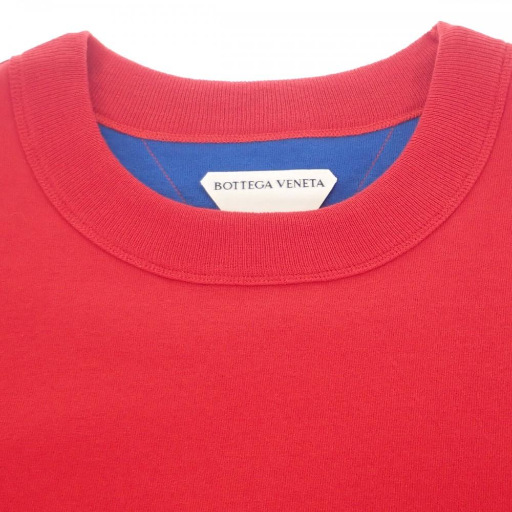 Bottega Veneta 661788_V16E0 S Short Sleeve T-shirt Red/blue Cotton Mens
