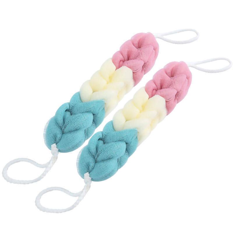 Durable Thickened Bath Ball & Back Scrubber Towel Set for Adults