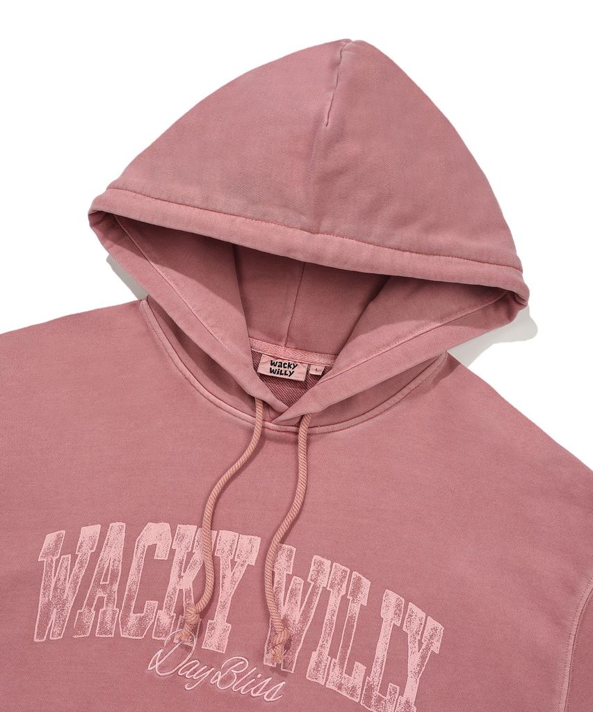 PIGMENT Typo Hoodie Sweat Pink