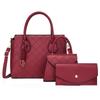 Women's Bag New Retro Fashion Large Capacity Mother and Child Bag Shoulder Messenger Bag Three-piece Bag