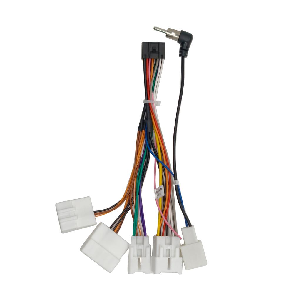 Android Headunit Car Radio Cable Electrical Wiring Harness Connector for Toyota Universal Corolla Camry RAV4 Prius Yaris Hilux