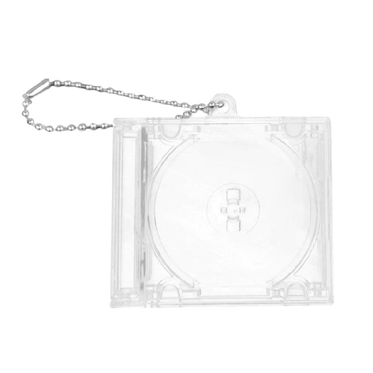 Disc Album Pendant Keychain Blank Disc Box Keychain Suitable For Keychain Backpack Pendant Chain Disc Acrylic Keychain