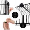 Metal Bunch Run for Rabbits Cats Animals Foldable Cage