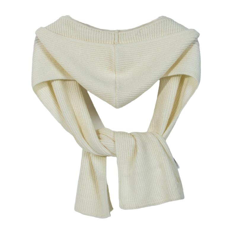 Fashionable Solid Color Shawl Wrap Soft Knitted Scarf Hat for Various Outfit Office Decorative Shoulder Wrap Neckpieces