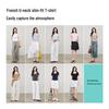 ESE-Y Women's 2026 Summer U-Neck Slim Fit Short Sleeve T-Shirt