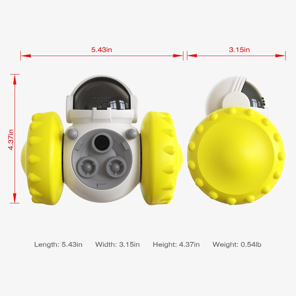 Pet Products Dog Toy Factory Automatic Slow Leak Eco-Friendly Classic Fashion Cartoon Plastic Feeder Puzzle Interactive Toys