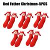 12PCS Christmas Socks Fall and Winter Cotton Magnet Hand-holding Socks Mid-calf Socks Cute Couple Socks Cartoon Christmas Socks