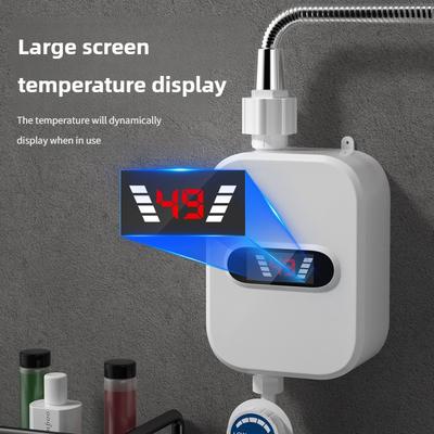 Mini Malý Průtokový Elektrický Ohřívač Vody s Konstantní Teplotou Sprchový Set Domácí Inteligentní Digitální Displej Ohřívač Vody