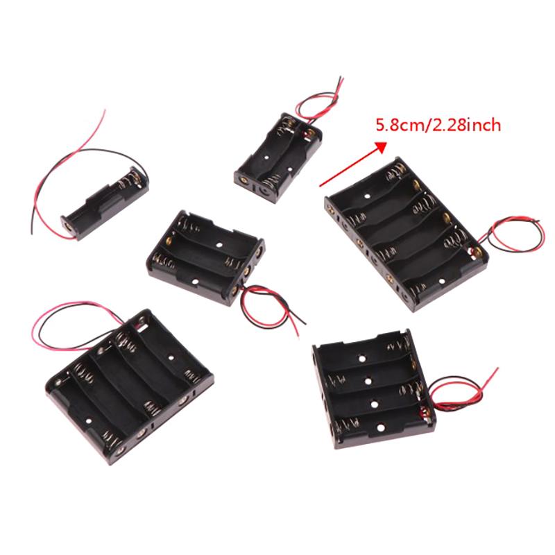 1 2 3 4 5 6 Sloty 3V Aa Krabice na baterie Aa Lr6 Hr6 Držák baterie Úložné pouzdro Olověný drát Ochranná nádoba na baterie
