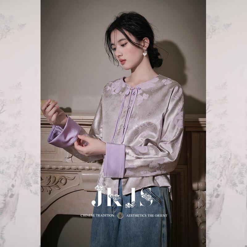 

JK&JS New Chinese Style Frog Button Jacket L